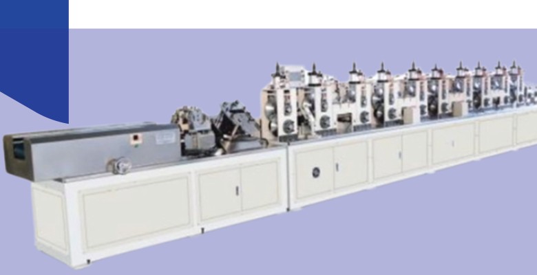 Paper edge protector production line by Rabwin Mouldsmith