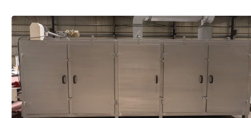 Automatic paper tube drying machine, rotary hot-air system